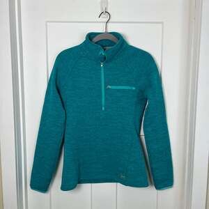 Under Armour Fleece Quarter Zip Teal Women's S